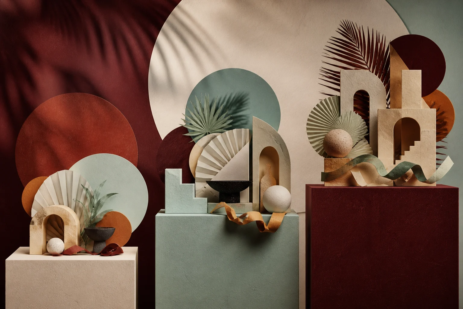 Three curated arrangements representing different levels of event service